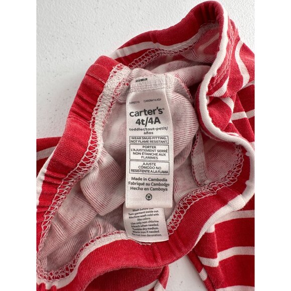 Cat & Jack 3T Unicorn Christmas Pajama Carters 4T Team Santa Holiday Pajama Set - Picture 10 of 15